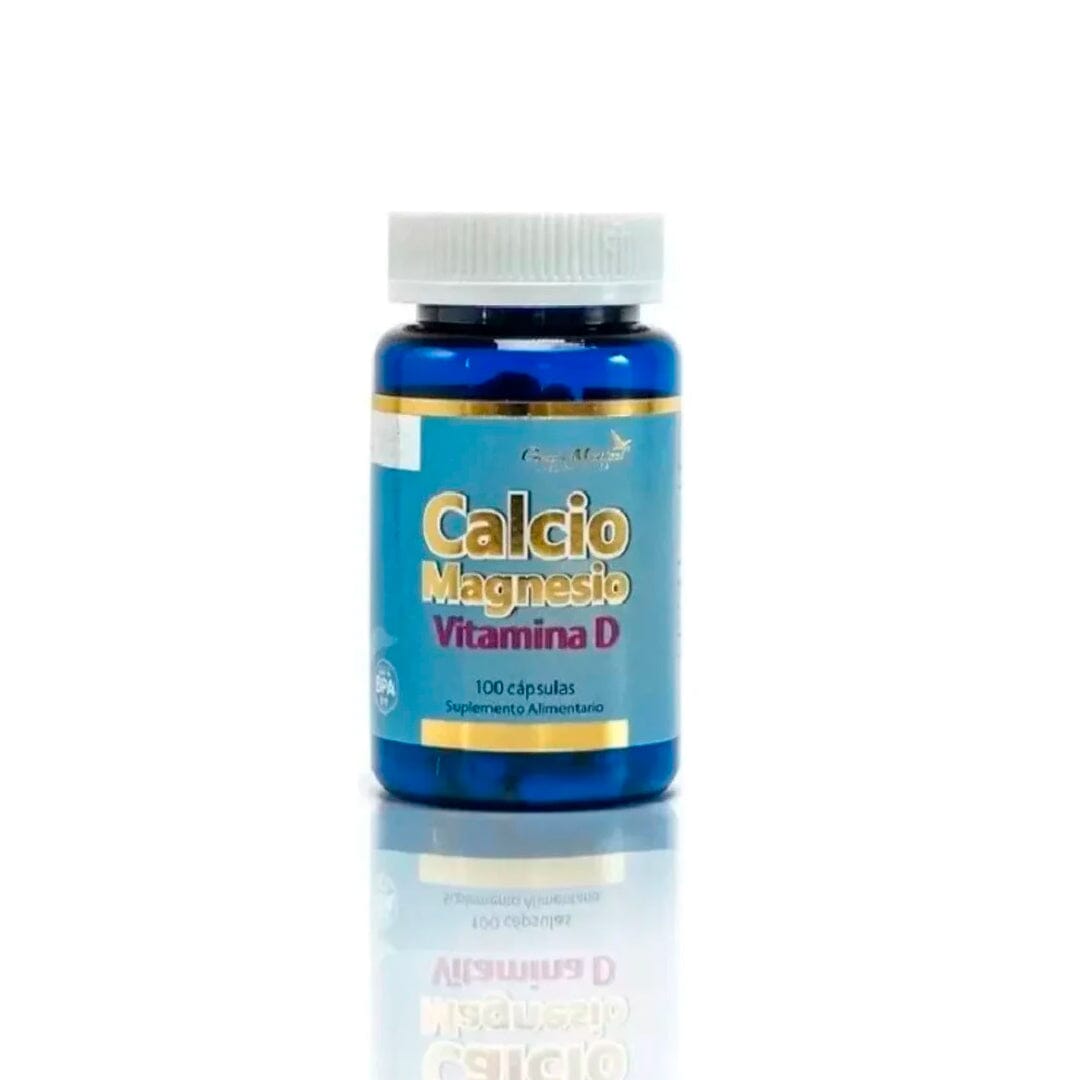 Calcio Magnesio con Vitamina D x 100 cápsulas Farmex-Fonasa-Persistente